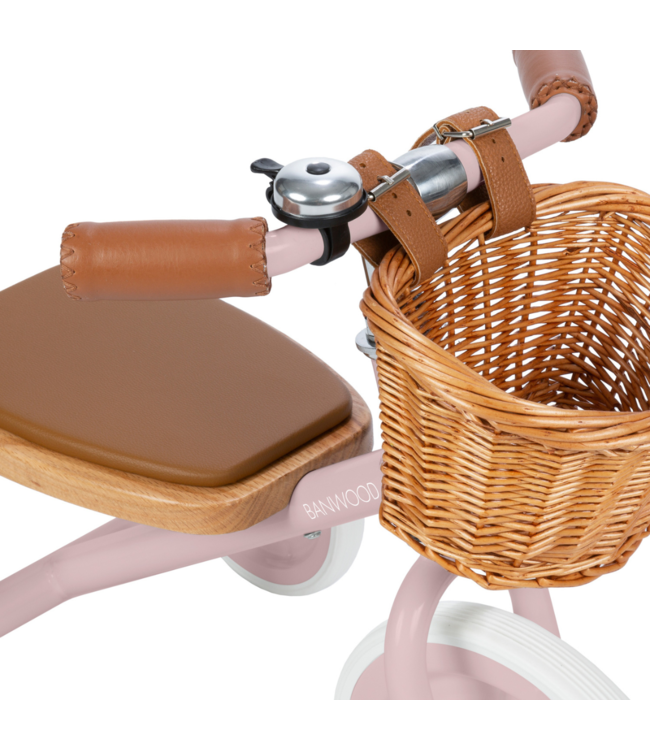 Driewieler in dusty roze