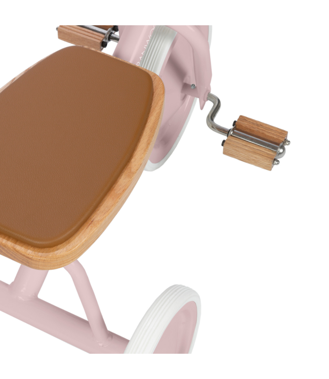 Driewieler in dusty roze