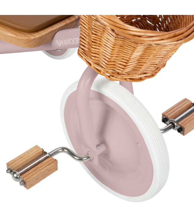 Driewieler in dusty roze