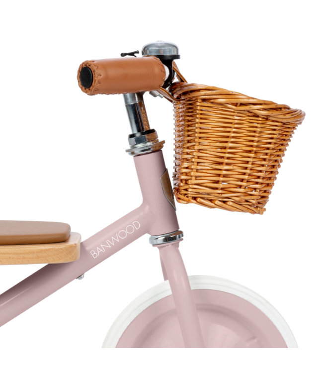 Driewieler in dusty roze