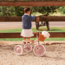 Tricycle vintage pour enfants avec panier | Dusty Rose, sûr et durable