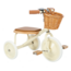 Tricycle vintage pour enfants avec panier | Créme, sûr et durable