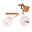 Tricycle vintage pour enfants avec panier | Rose, sûr et durable