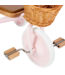 Roze driewieler met mandje en bel