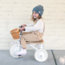 Tricycle vintage pour enfants avec panier | Blanc, sûr et durable