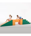 Uitbreiding Foam blokken glijbaan XXL – Balance Bridge beige/grijs