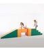 Uitbreiding Foam blokken glijbaan XXL – Balance Bridge beige/grijs