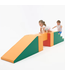 Uitbreiding Foam blokken glijbaan XXL – Balance Bridge beige/grijs