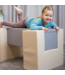 Uitbreiding Foam blokken glijbaan XXL – Balance Bridge beige/grijs