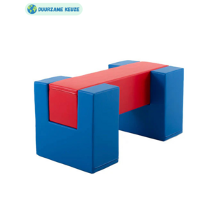 IGLU Softplay Foam blokken | Balans brug  | Rood/Blauw