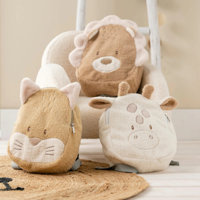 Rugzak giraffe van teddystof