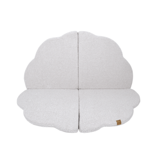 MeowBaby Teddystof speelmat wolk | Wit