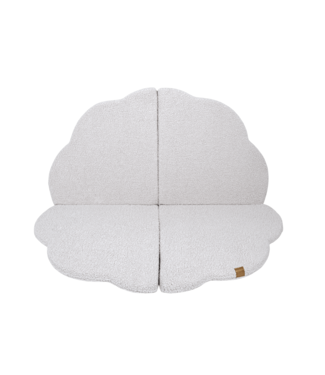 MeowBaby Teddystof speelmat wolk | Wit