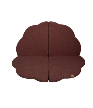 MeowBaby Teddystof speelmat wolk | Bruin