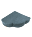 Turquoise foam speelmat met corduroy hoes