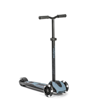 Scoot and Ride Kinderstep met led Highwaykick 5 | Steel