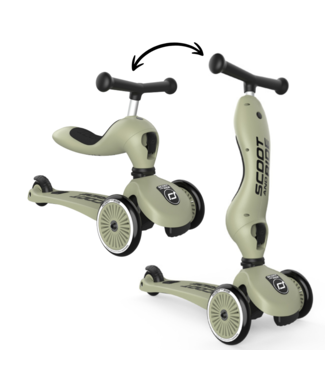 Scoot and Ride Kinderstep 2 in 1  Highwaykick 1  |Olive