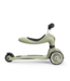 Kinderstep Highwaykick 1 olive kinderstep 2-in-1 met zitje