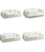 Witte Montessori speelbank van zachte teddystof