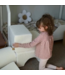 Witte foam blokken set van zachte teddystof – 4-delig kinderspeelgoed
