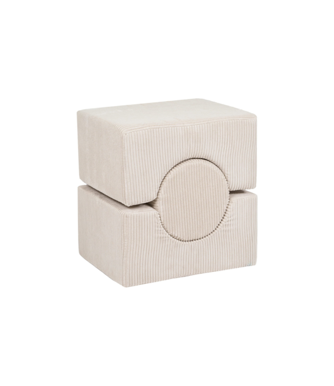 Explorer foam blokken set voor kinderen – Zachte speelblokken in beige kleur, stimuleert motoriek en creativiteit