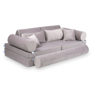 Mimii Luxury Montessori Play Sofa Velvet | Lilac