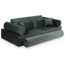 Luxus Montessori Spielsofa aus Schwarz Velvet – modulares Set