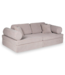Lichtroze modulaire speelbank met waffle corduroy hoes