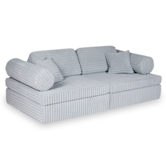 Mimii Montessori Comfort Play Bench Waffle | Grey