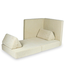Modulaire speelbank caramel met waffle corduroy hoes