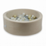 Soft velvet ball pit including 200 soft balls | Beige