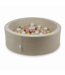 Beige ballenbak met wasbare hoes en 200 ballen