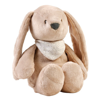 Nattou Knuffelkonijn Sleepy met hartslag en lamp   | Beige