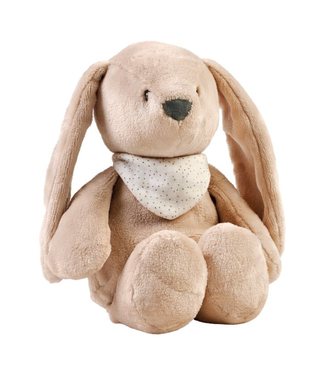 Nattou Knuffelkonijn Sleepy met hartslag en lamp   | Beige