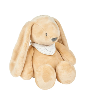 Nattou Knuffelkonijn Sleepy met hartslag en lamp   | Lichtbruin