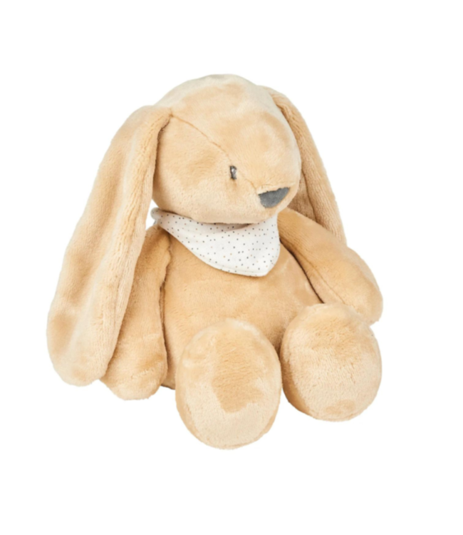 Knuffelkonijn met nachtlampje en hartslag – lichtbruin