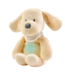 Knuffel hond met nachtlampje en hartslag – lichtbruin