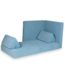 Montessori kinderbank comfort Waffle  blauw – compact en veelzijdig