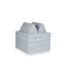 Montessori mini speelbank Waffle grijs – compact, creatief en stijlvol