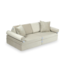 Ecru modulaire mini speelbank van zacht schuim en luxe velvet stof