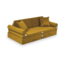 Mimii Mini Montessori Play Sofa Velvet | Gold