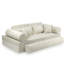 Modulaire kinderbank in beige corduroy met 13 zachte elementen.