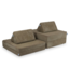 Montessori kinderbank toffee van corduroy – 13-delige modulaire speelbank