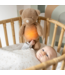 Knuffelbeer nachtlampje – zachte teddystof knuffel met licht, geluid en huildetectie