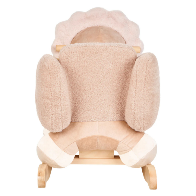 Animal à bascule lion en beige – Doux, sûr et amusant pour les enfants