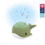 Soothing nightlight projector Wally shaped like a whale with calming lights, green
