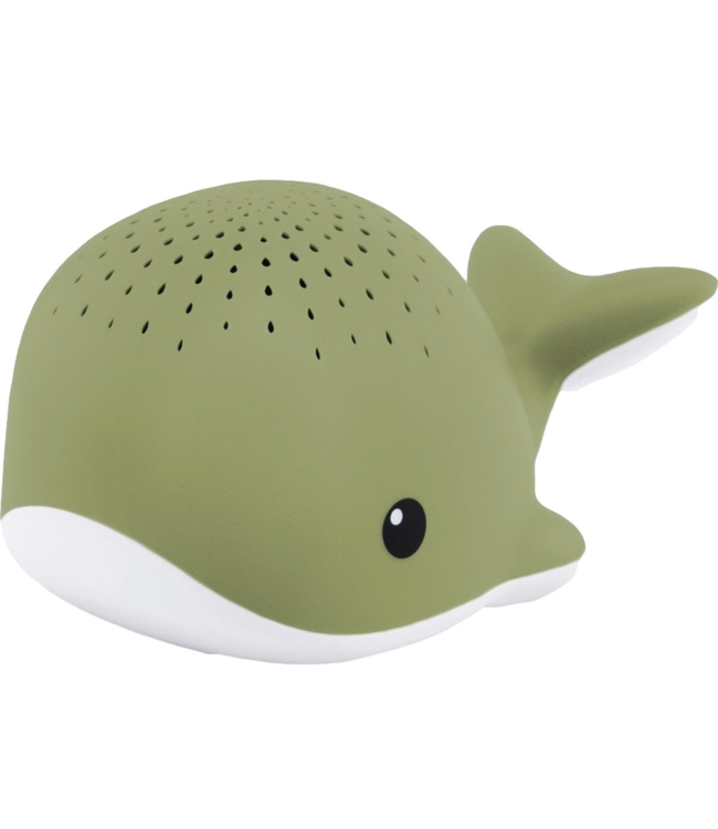 Wally walvis groene projector met licht en rustgevende geluiden