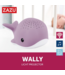 Wally walvis muzikale projector in paars met rustgevende geluiden