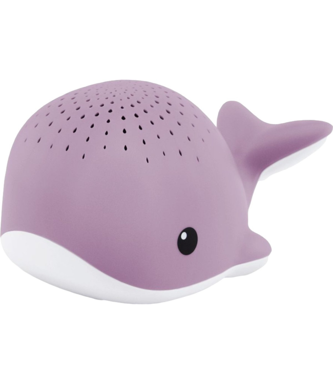Wally walvis muzikale projector in paars met rustgevende geluiden
