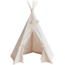 Minicamp Boho tipi tent met kwastjes | Ecru